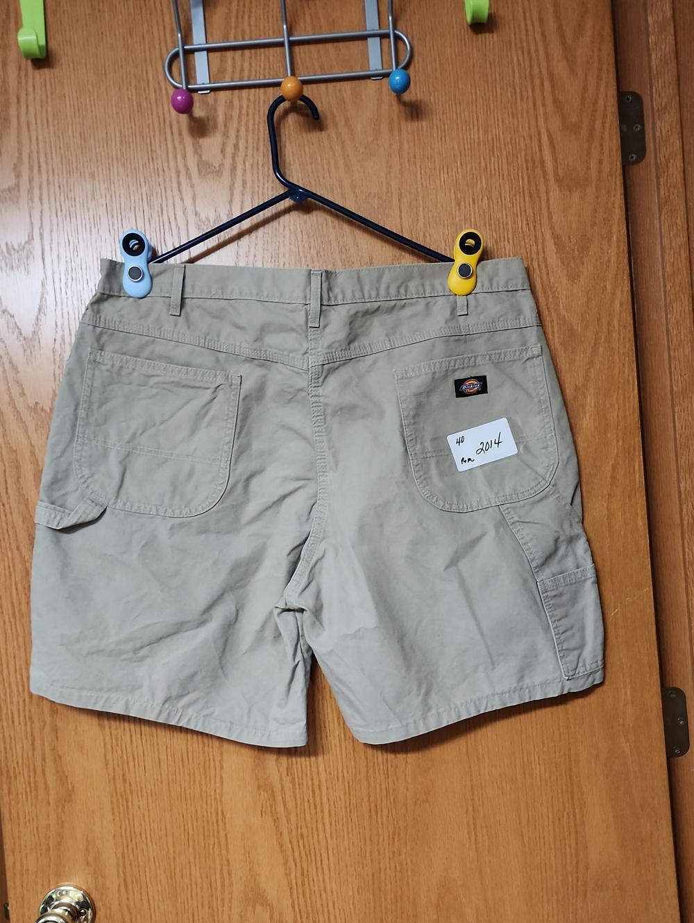 Dickies Khaki Work Shorts mens 40 number 2014
